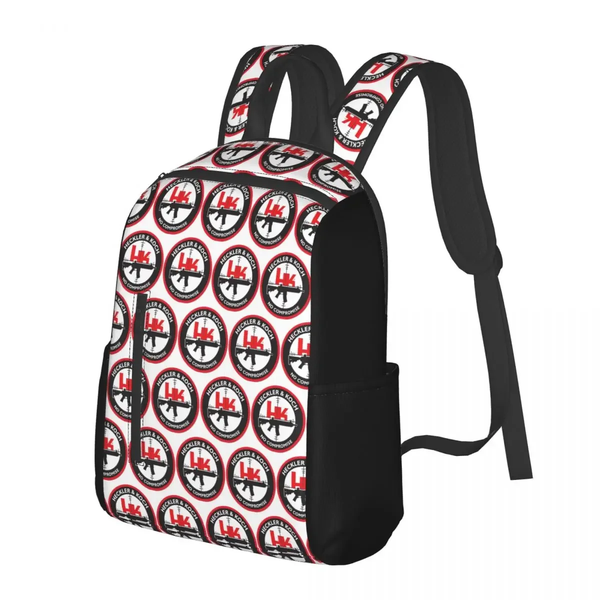 

Heckler Koch Hk Logo Student Backpack School Bag Hiking Travel Daypack for Boys Girls Fashion Bookbag Shoulder Bags