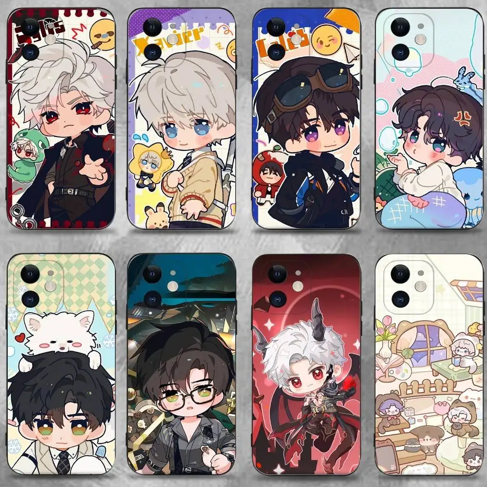 

Love And D-Deepspace Sylus Phone Case For iPhone 16,15,14,13,12,11 Plus,Pro Max,XS,X,XR,SE,Mini,8,7,Soft Silicone Black Cover
