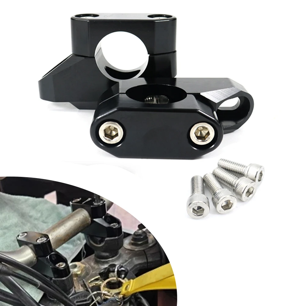 

Fit For Duke 690 790 890 Duke 1290 990 Super Duke 640 LC 4 28mm 1 1/8" Handlebar Risers Mounting Fat Bar Riser Extend Back Moved