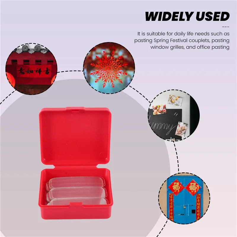 

A01F-Double Sided Tape Non-Marking Strong Adhesives Glue Cuttable Traceless Fasteners Transparent Tape Spring Couplets