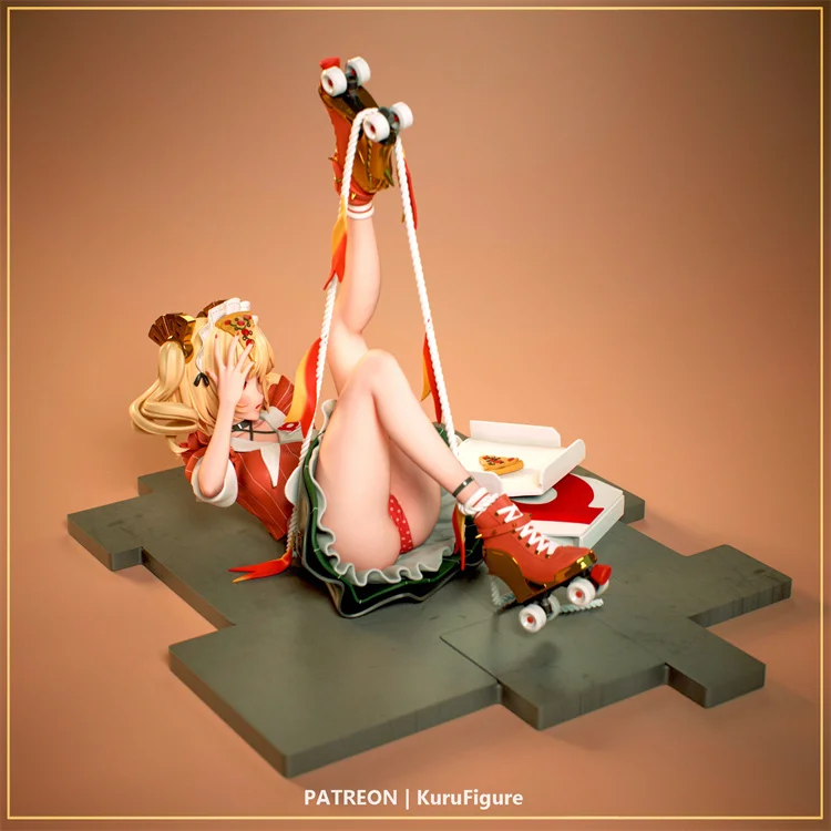 LinDeekin D104 Aangepaste 3D Garage Kits Ongeverfd Figuur GK Modellen Witte hars Ongemonteerde puzzel van karaktermodellen