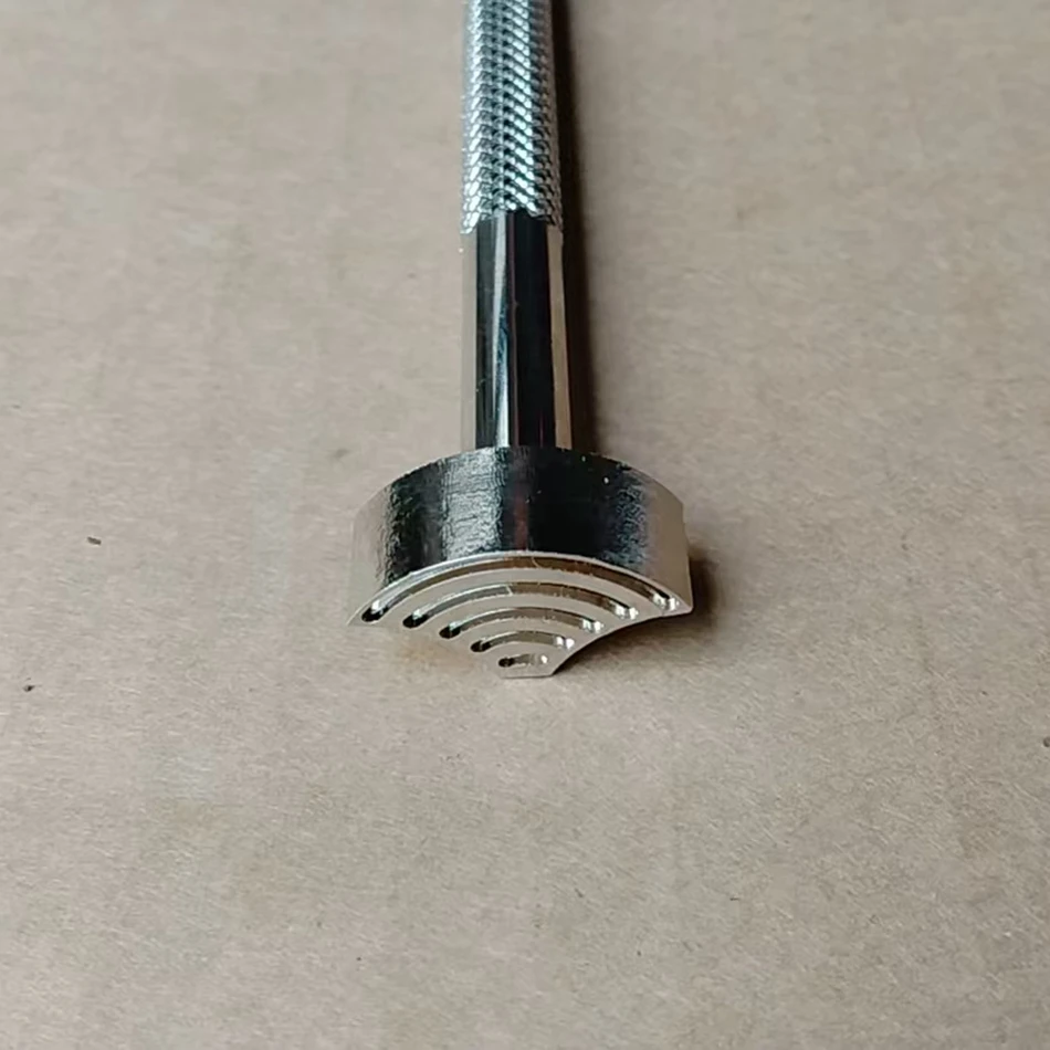 Leathercraft Hardware Tools, Wave Pattern Embossing Tool, Steel Precision Engraving Stamp, Large Size, Custom Orders Accepted