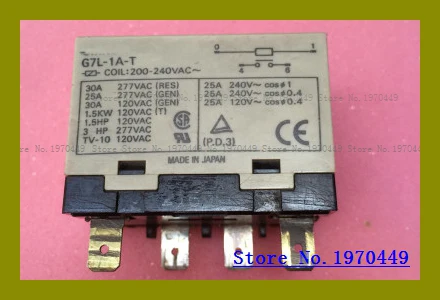 

G7L-1A-T 200-240VAC 24VDC 30A