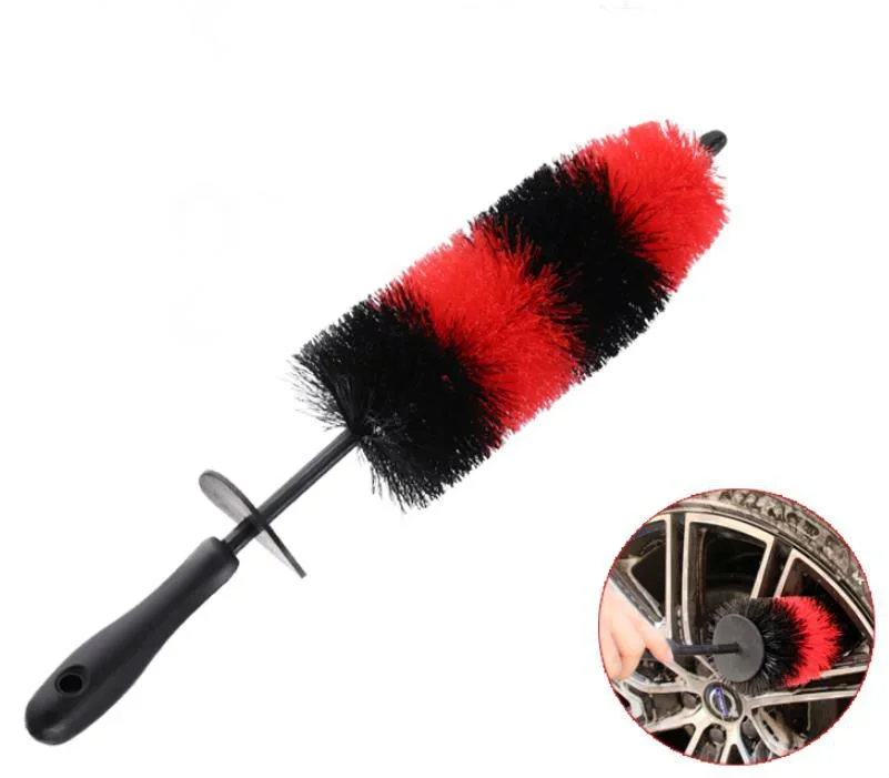 Tire Brush Tire Wheels Washing Clean Brush Double Loop For Auto Car Cleaning Brushes