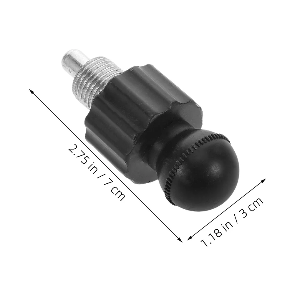 2 قطعة اللياقة البدنية سحب دبوس المقبض الربيع الإصدار رافعة ل مفرغة مدرب بيضاوي الشكل استبدال أجزاء الألومنيوم الصلب الأسود