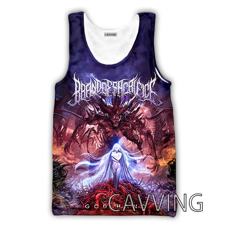 CAVVING 3D Printed  Brand of Sacrifice  Rock  Tank Tops Harajuku Vest Summer Undershirt Shirts Streetwear for Men/women