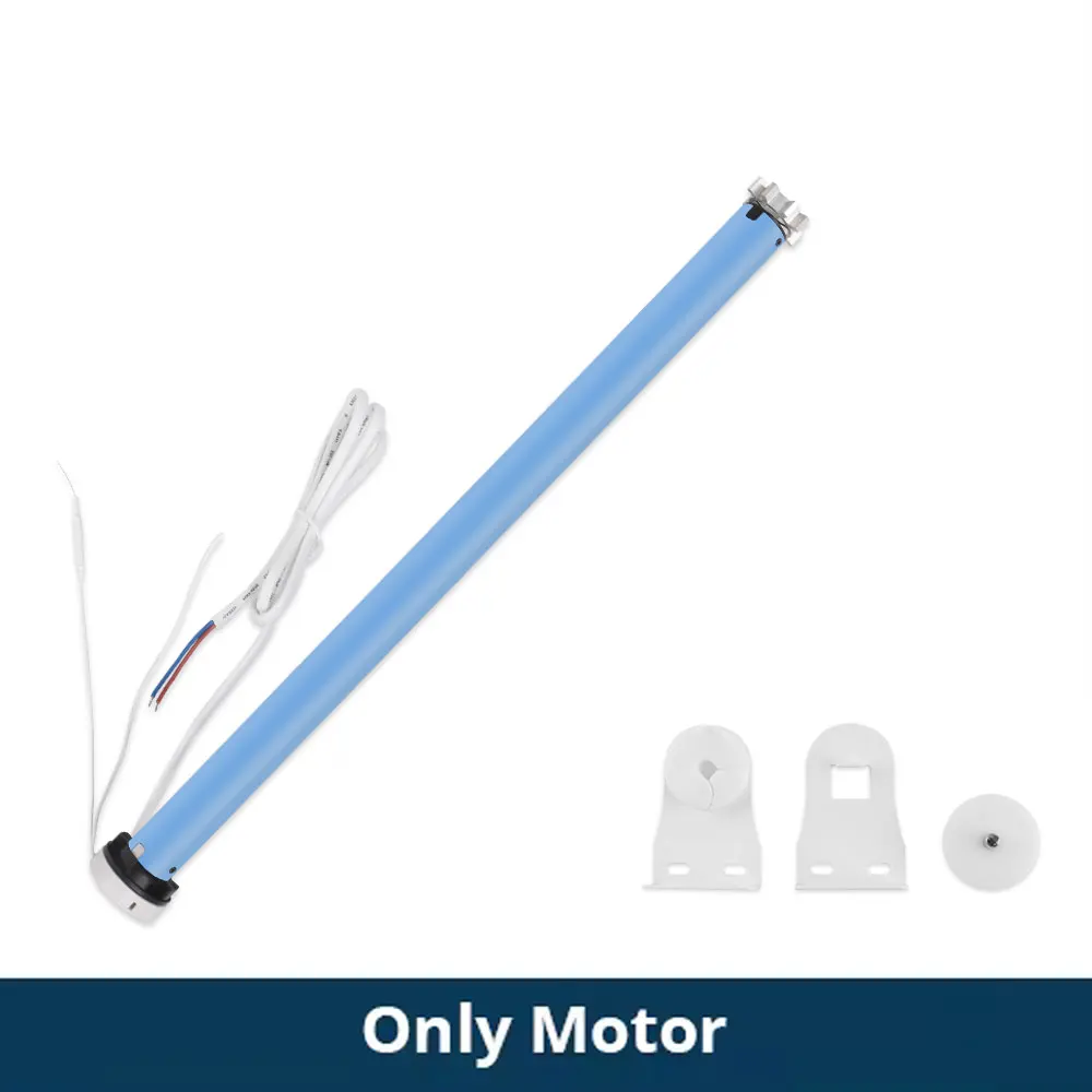 Zemismart 2N Rollo-Motor, WiFi, elektrischer Vorhangmotor für 38-mm-Rohre, funktioniert mit Tuya Alexa Google Home Sprachsteuerung
