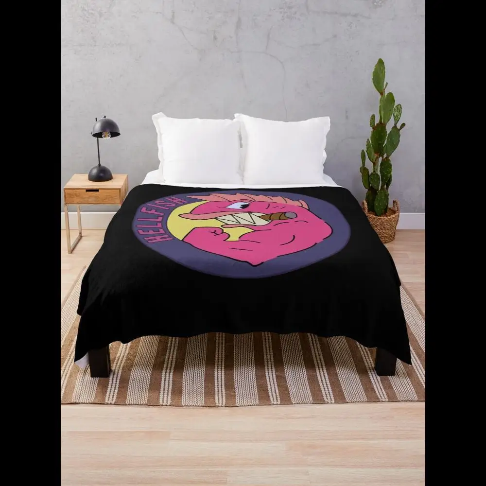 

My Favorite People Flying Hellfish Simpsons Family Matching Bart Homer Throw Blanket
