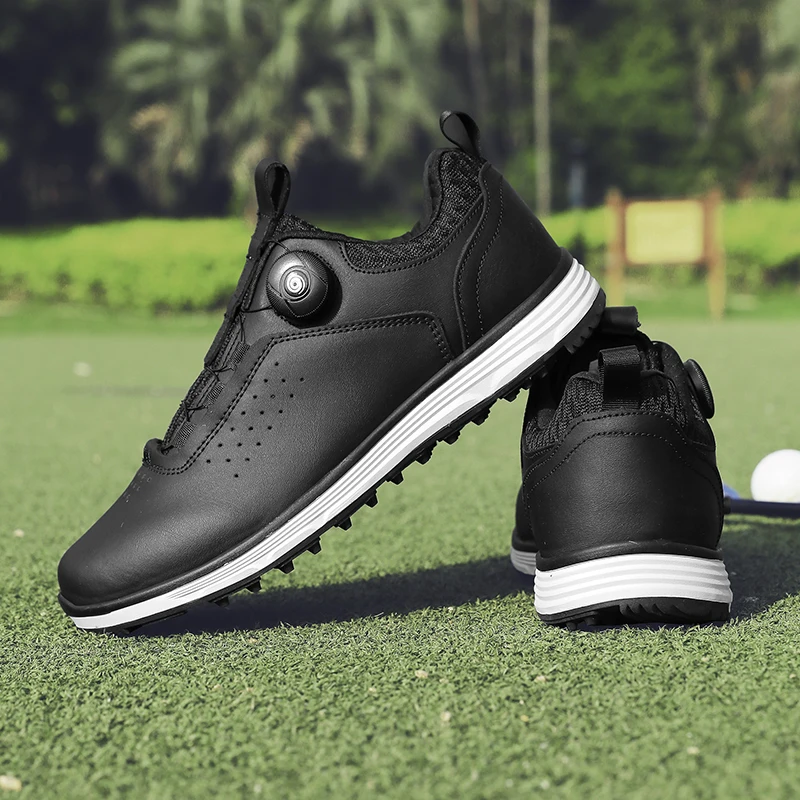 Zapatos de Golf cómodos para hombre, zapatillas de Golf ligeras, zapatos de Golf profesionales de lujo para hombre, impermeables