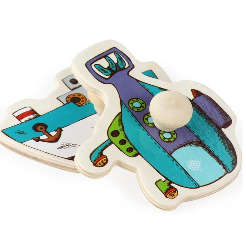 

Montessori Wooden Puzzle Cultivation 3D Puzzle Hand Grab Board Wooden Number Cognitive Puzzle Game Birthday Gifts