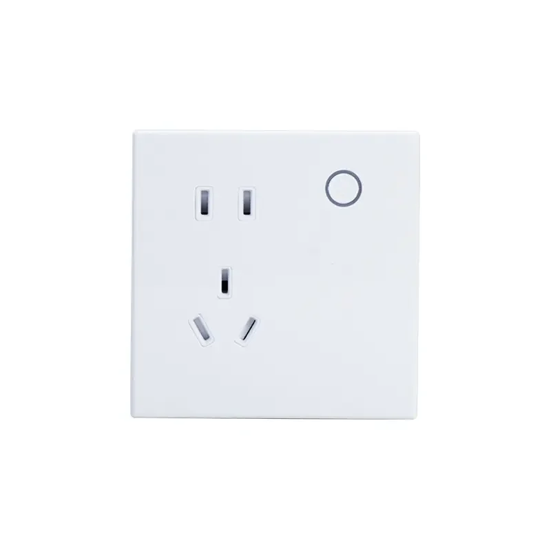 

Умная розетка 86 тип 10A для мобильного телефона с дистанционным управлением голосовым управлением Wi-FiAI