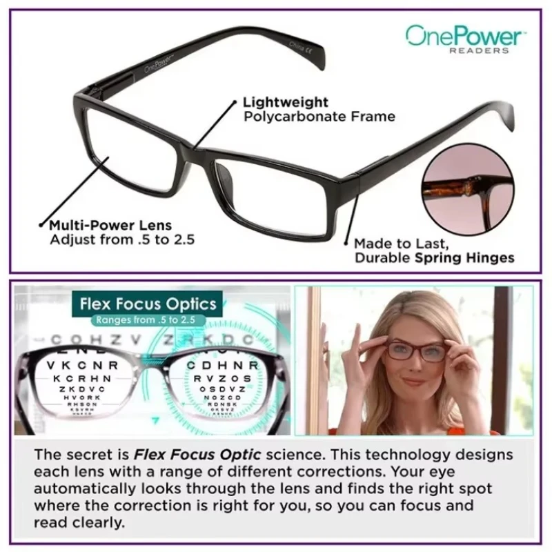 1-10PCS New Intelligent Zoom Presbyopia Mirror for Elderly High-end Glasses with Spring Anti Presbyopia for Both Men and Women