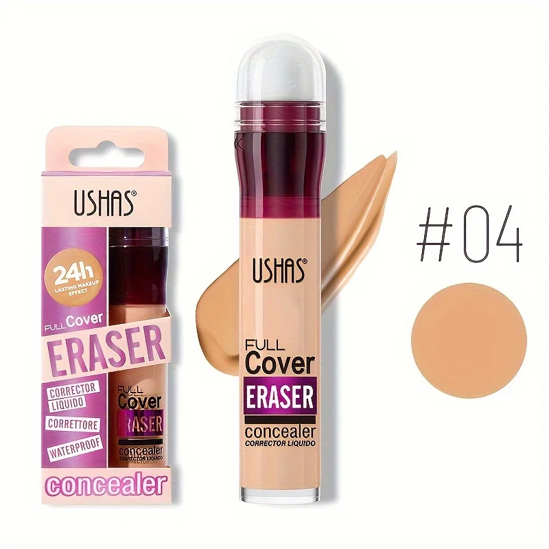 Nieuwe Spons Head Concealer voor Donkere Kringen Sproeten Acne Pigmentatie en Vlekken Langdurige Hydraterende Vloeibare Foundation
