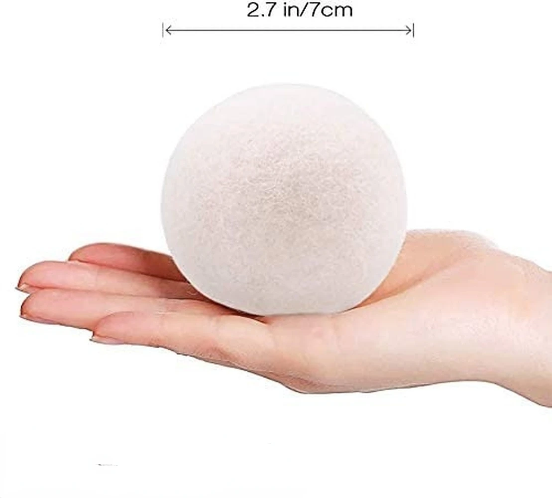 3-pack Wool Dryer Balls-7cm Reusable Softener Laundry Laundry Ball Home Washing Balls Wool Dryer Balls laundry ball for detergen