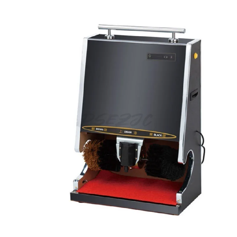 Shoe Shining Machine for Home Use Fully Automatic Sensing Public Hotel Lobby Electric Titanium Shoe Brushing Machine