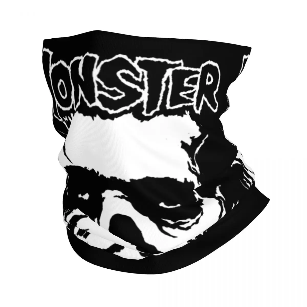 The Monster Skull Bandana Neck Cover Frankenstein Horror Movie Wrap Scarf Warm Cycling Scarf for Men Women Adult Breathable