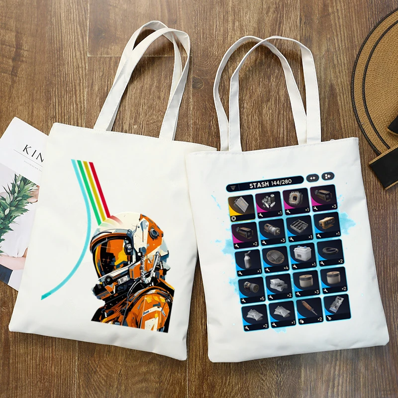 

Холщовые сумки-тоут Arc Raiders, милые портативные сумки-шопперы через плечо в стиле каваи