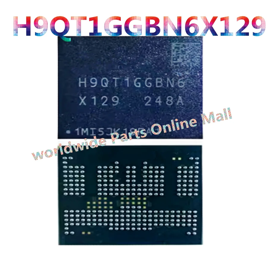 

1pcs-5pcs For Hynix H9QT1GGBN6X129 256+12G BGA H9AG9G5ANBX100 64+4G Memory Mobile Phone