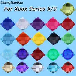 1 шт. для Xbox серии X/S, пластмассовая хромированная кнопка D-pad Action Cross Dpad, аксессуары для контроллера клавиш направления для Xbox серии S X
