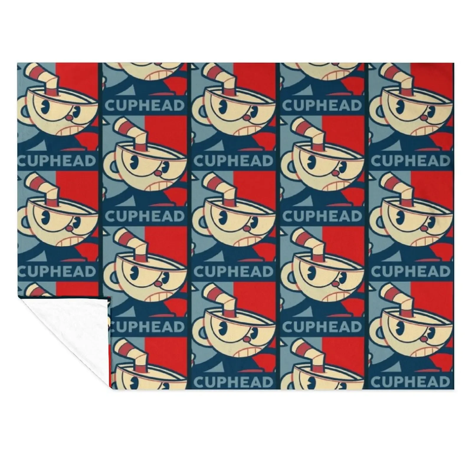 

CUPHEAD Throw Blanket Bed Furrys decorative Soft Big Blankets