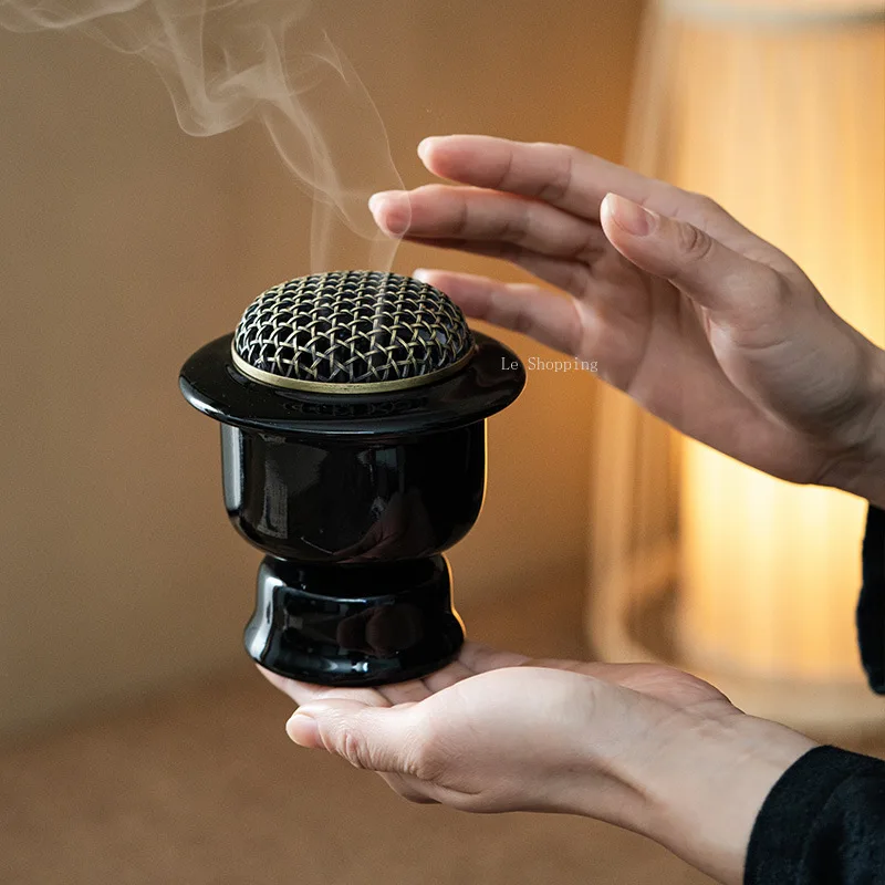 Constant-temperature ElectronicIncense Burner Controllable Time Adjustment 520-degree High-temperature carbonized incense blocks