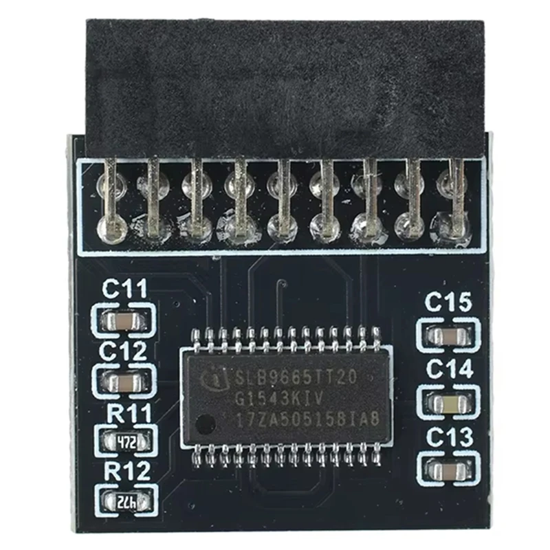DT23 TPM 2.0 Security Module for Motherboard, Hardware Encryption Key Storage Chip for Windows 11 Upgrade Support, Black