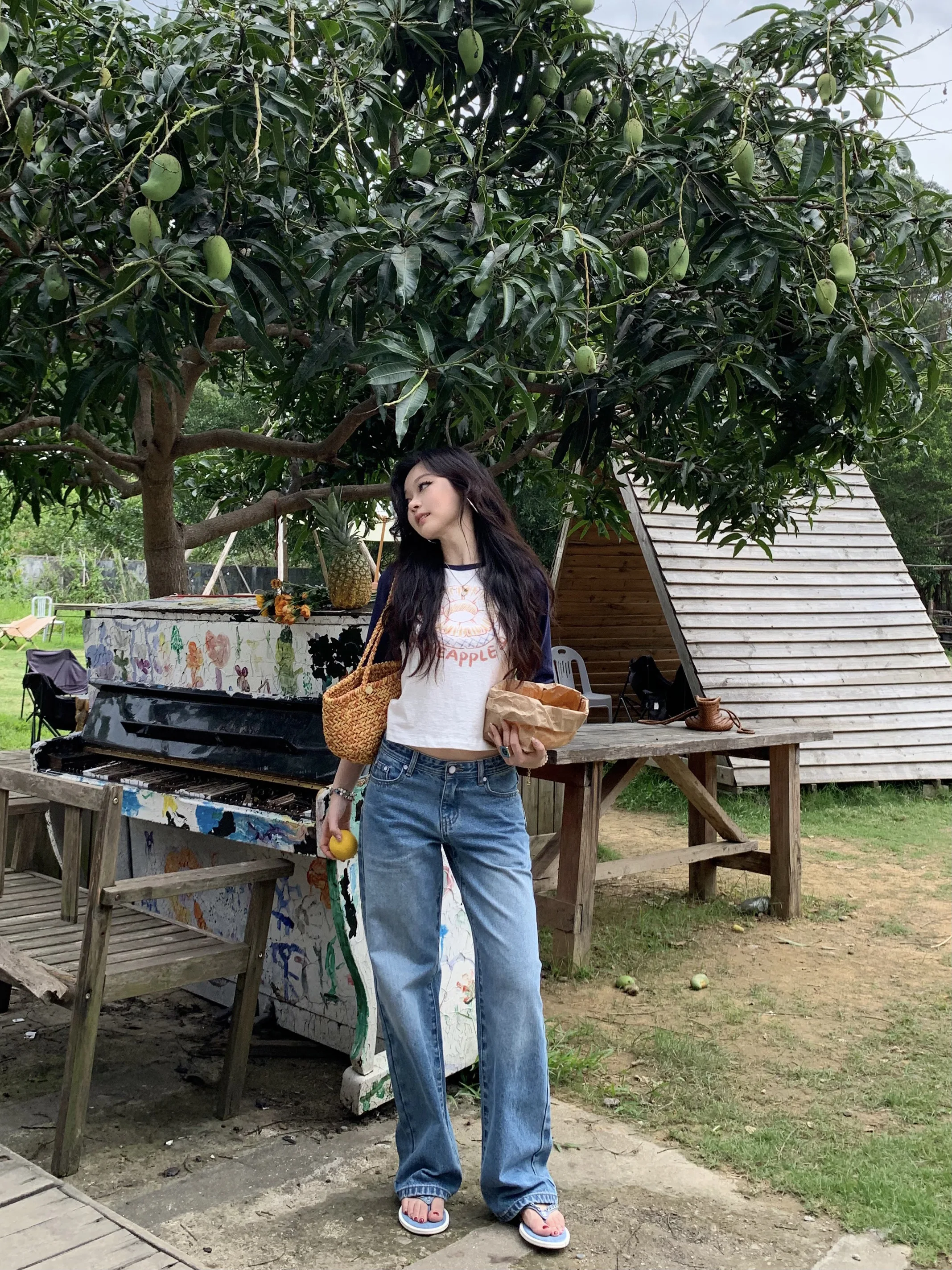 

Удобные летние джинсы свободного кроя Chee Comfortable Summer Breeze, светло-голубые, с широкими штанинами, женские, повседневные, с высокой талией, прямого кроя, длинные брюки