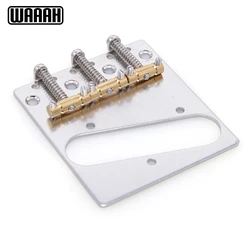 TLcaster Guitar Bridge Open Bridge Vintage Nickel Color with Brass Saddle fo Electric Guitar Bridge Replacement