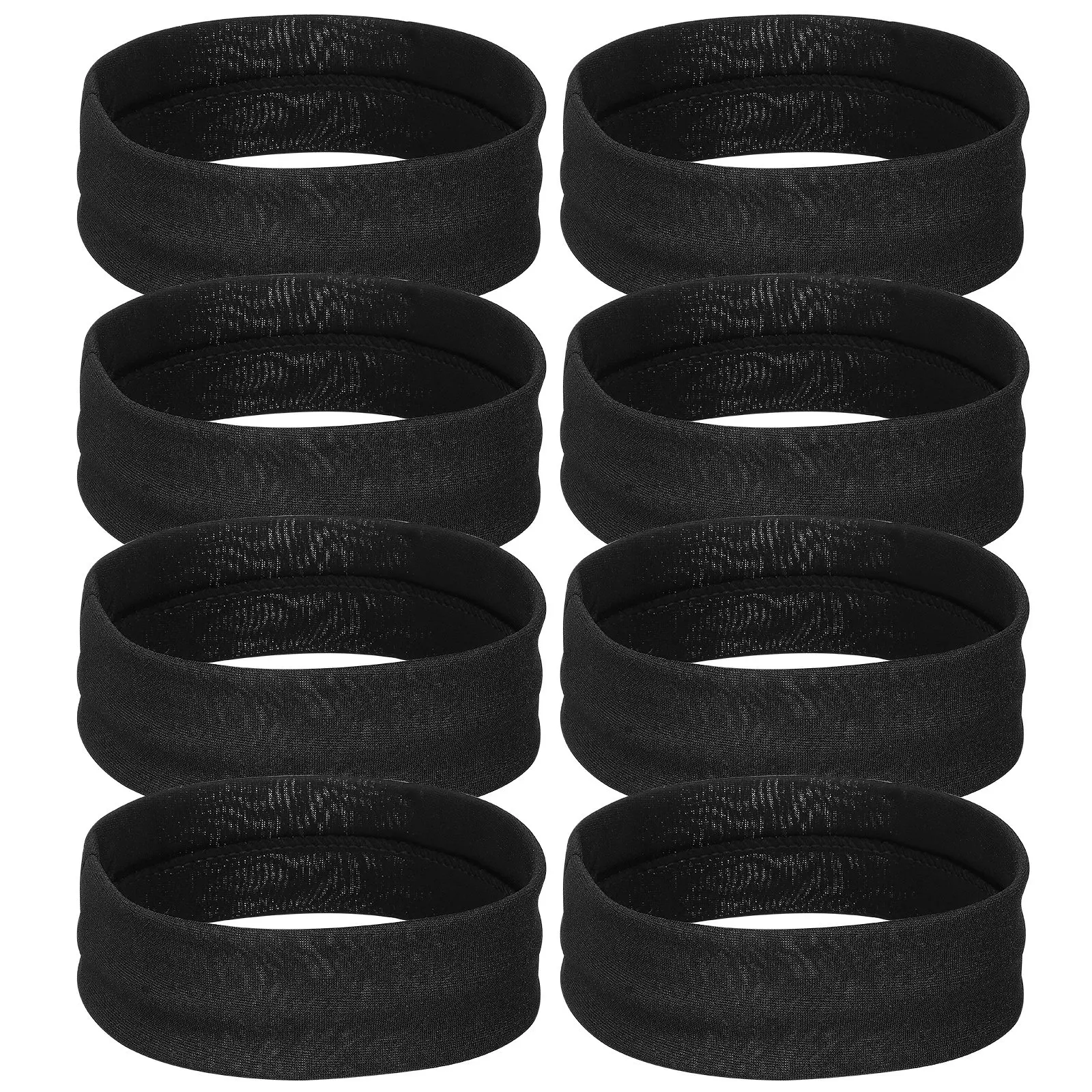 8Pcs Running Headband for Men and Women Sweat Wicking Sports Headbands Thin Breathable Elastic Fitness Headband Yoga Gym Workout