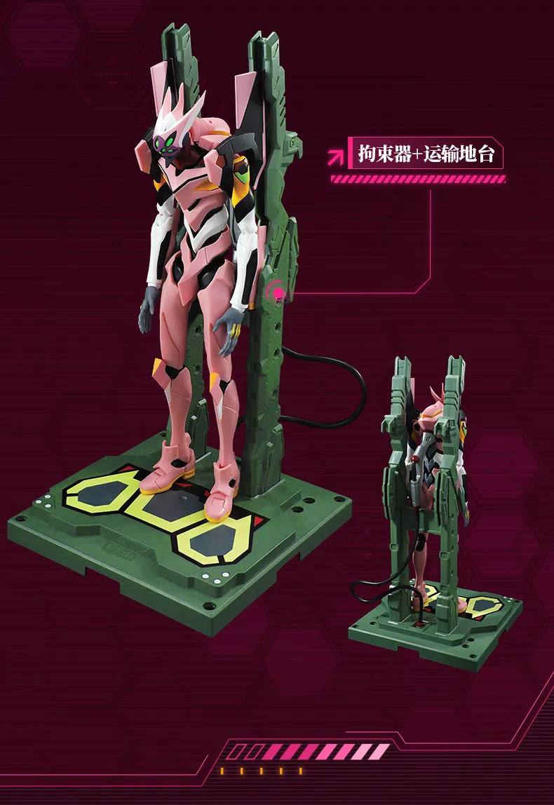 BLOKEES Original EVANGELION TYPE-00 TV 02 01 08 EVA00 NEON GENESIS EVANGELION Asuka Shinji Assembled Action Figure Anime Toys