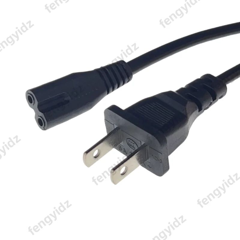 US NEMA 1-15P 2pin male plug to IEC 320 C7 AC Power Aapter Cord 50CM/150CM For Laptop Notebook