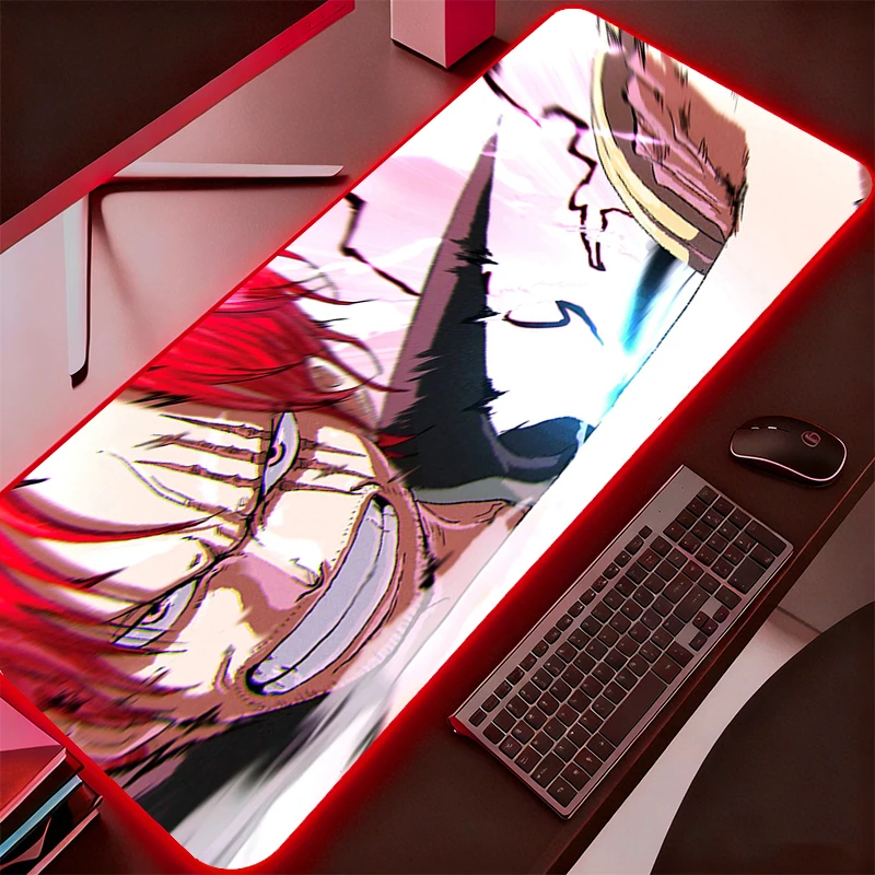 

LED Gaming Mouse Pad One Piece Large Computer RGB Mousepad Desk Mat PC Carpet Keyboard Gamer Accessories Backlight