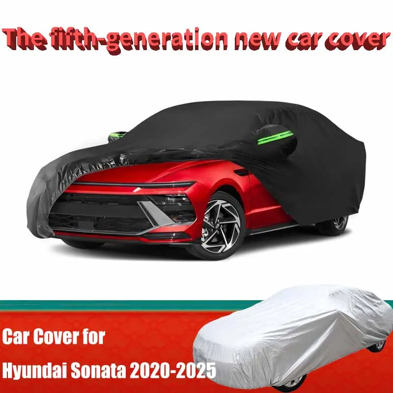

Водонепроницаемые автомобильные чехлы на заказ, подходят для Hyundai Sonata 2020 2025, всепогодные для автомобилей, защита от дождя, снега и солнца в помещении и на открытом воздухе