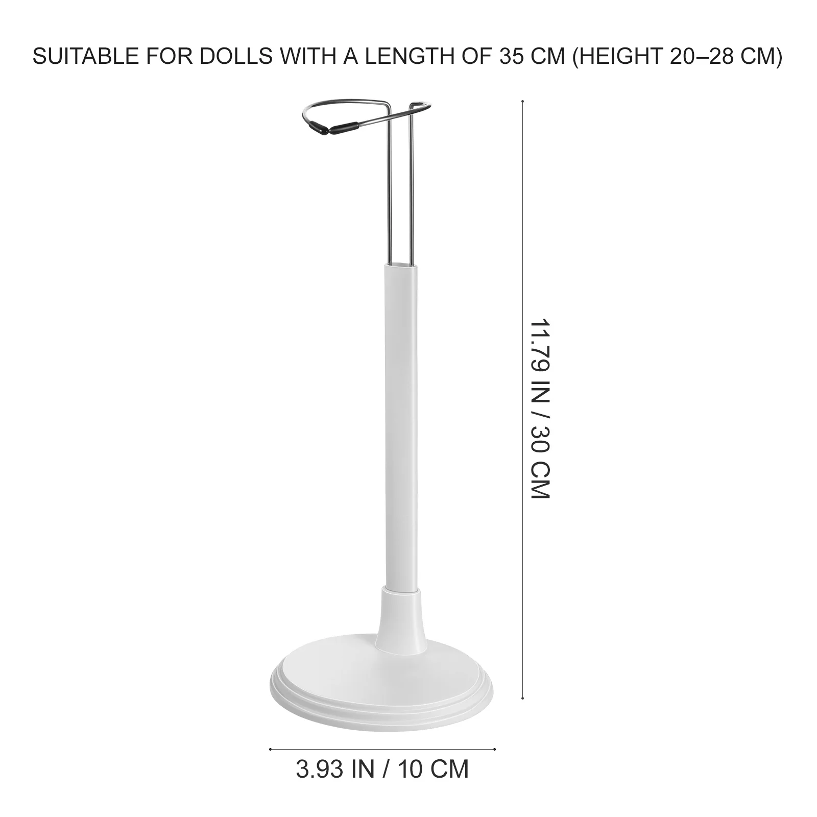 4Pcs White Creative Bear Support Stand Portable Storage Rack for Soft Animal Display and Room Organization Creative Stand