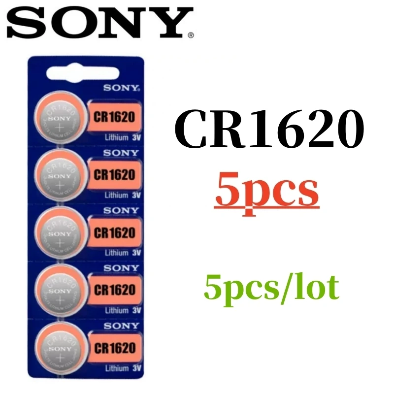 5 قطعة الأصلي سوني CR2032 بطارية CR2025 CR2016 CR1632 CR1220 CR1620 CR2450 CR2430 371 SR920SW 377 SR626SW 364 SR621 399 SR927SW