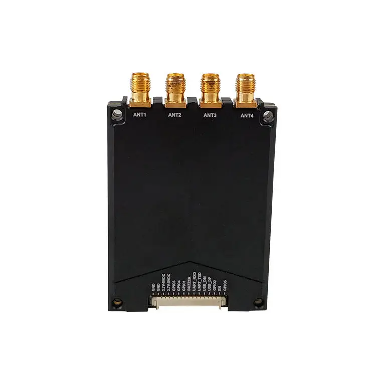 Vanch UHF RFID Reader Module 4-Port 860-960MHz Frequency Mini Tag Support for Hotel Membership Card Includes Demo SDK