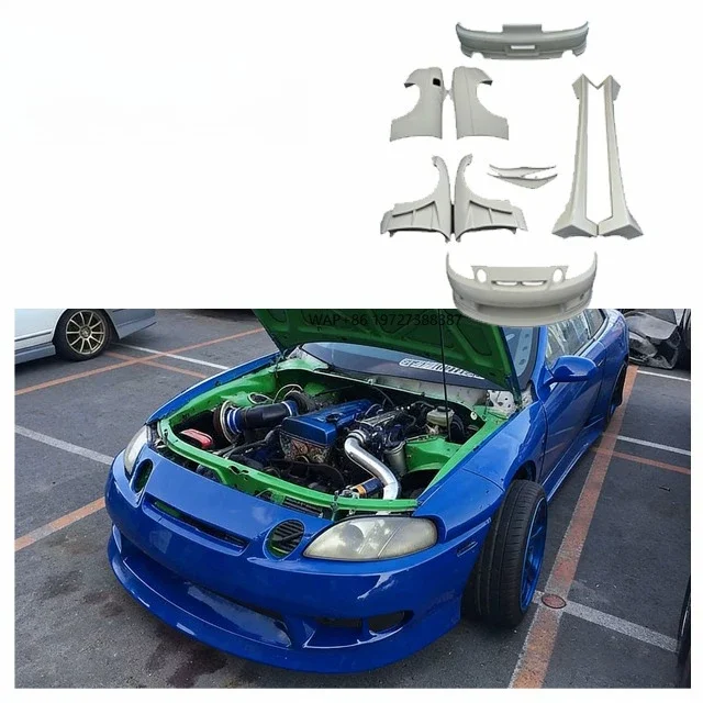 

For SC Series Type C Style Wide Body Kit SC Fender Front Rear Bumper Side Skirt Kit