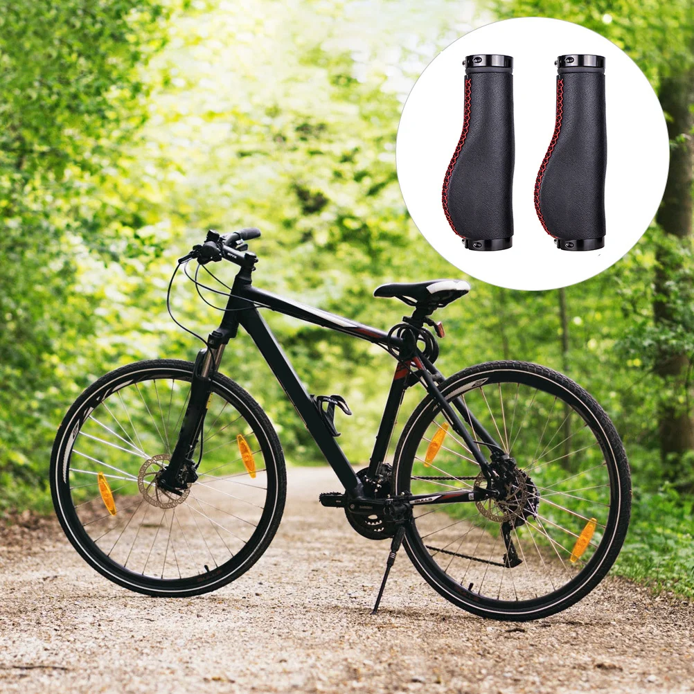 

2Pcs Bike Handlebar Grips Anti-Skid Design Comfortable Mountain Road Bike Handlebar Cover Accessories