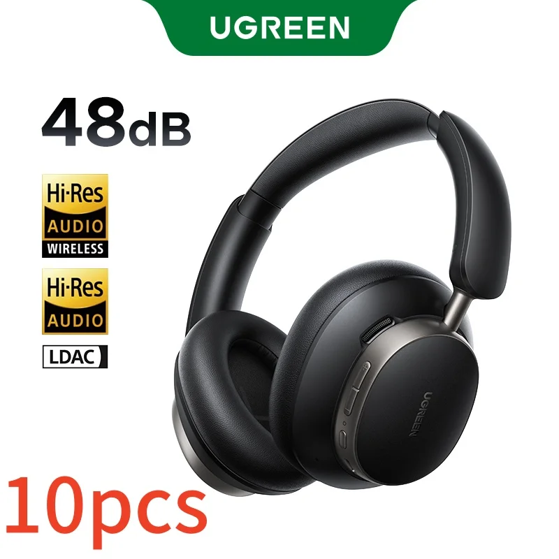 

[Бесплатная доставка · Доставка из Израиля]UGREEN T6 ANC TWS Беспроводные наушники с активным шумоподавлением Hi-Res LDAC Bluetooth-наушники