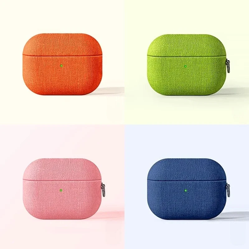2025 New Cover For AirPods Pro 3 Case Luxury Fabric Airpods Pro3 Earphone Protector Accessories for Apple Airpods 3 Cases ﻿ view 4