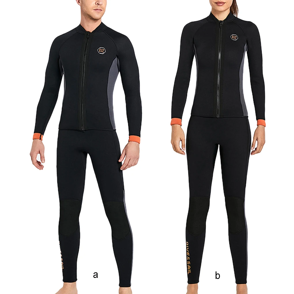 Jaqueta de mergulho quente boa elasticidade maiôs wetsuit feminino preto l