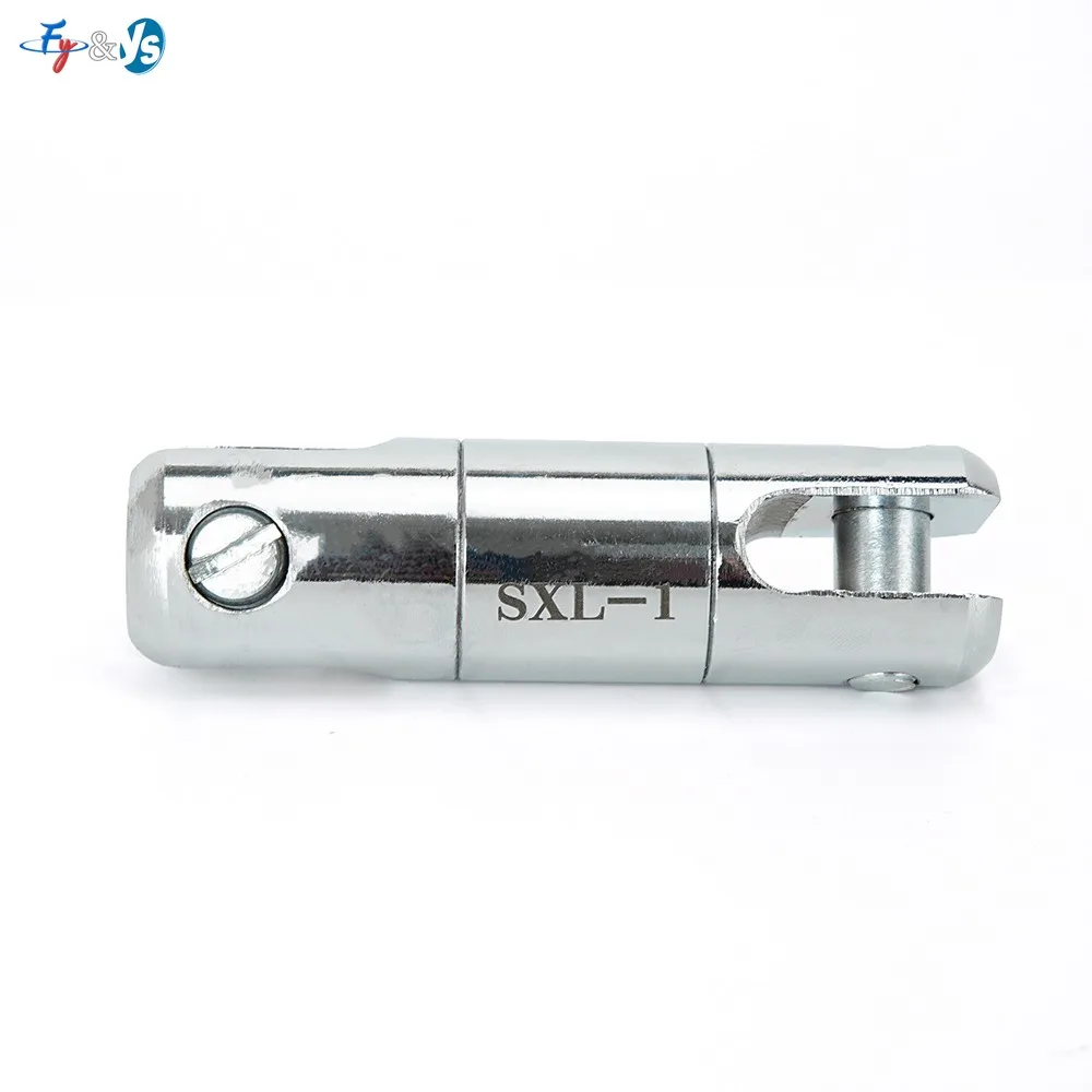 Swivel Connector Galvanized Steel Cable Pulling Rotary Joint 1~8T Anti-twist Connector for Power Construction Wire Rope Traction