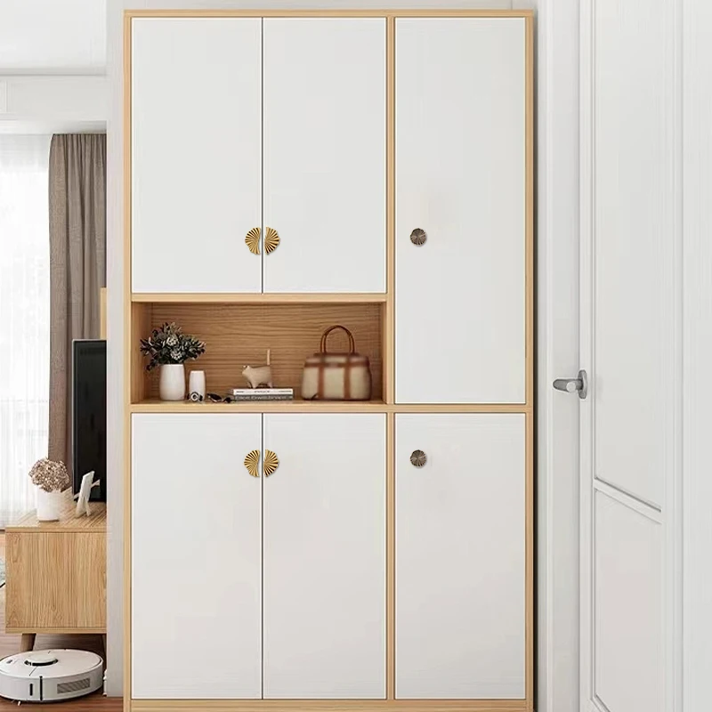 خزانة ودرج نحاسية عتيقة تسحب كوب عتيق ومقابض مسطحة لخزائن المطبخ وخزائن الحمام والخزائن وأجهزة الديكور #5