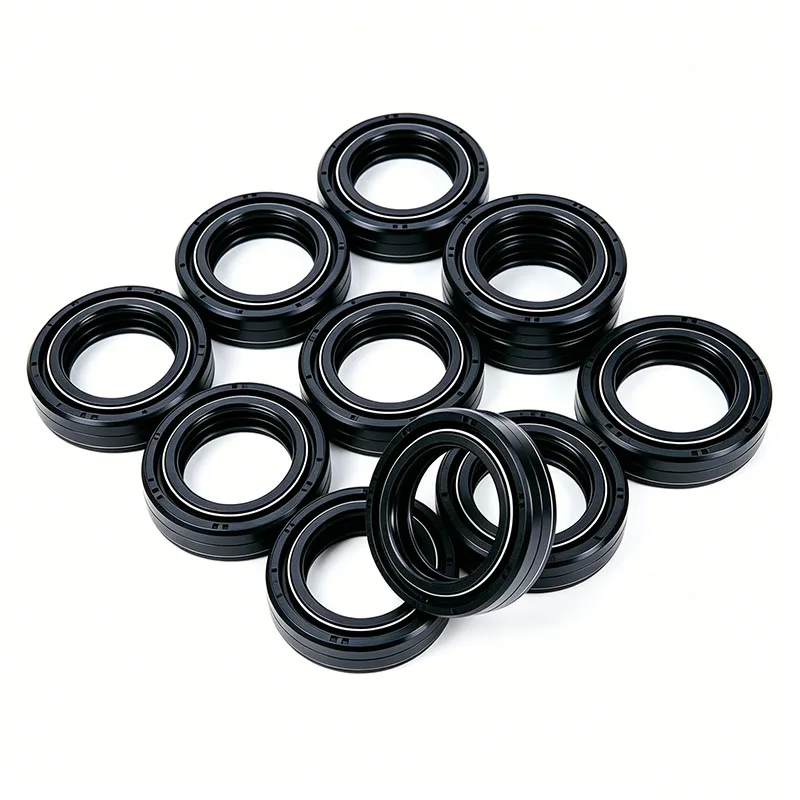 Retén de aceite y guardapolvo para horquilla delantera de motocicleta 33x46x11 para SYM - SAN YANG CROX 50 HUSKY 125 WOLF LEGEND 125 XS125 K XS 125 33*46*11