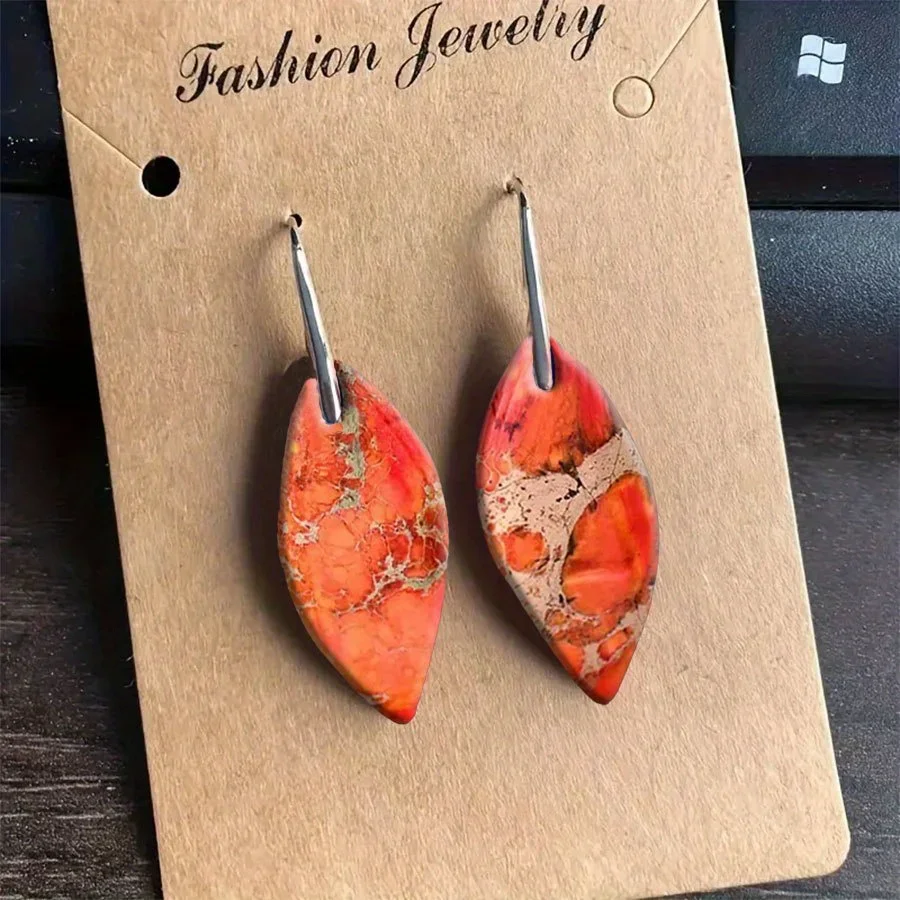 Pendientes bohemios de imitación turquesa para mujer, joyería Vintage, regalo perfecto para amante y amigo