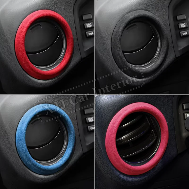 

For Toyota GT 86 Subaru BRZ 2013-2020 Made of Alcantara Air Vent Frame Trim Stickers Car Interior Sticker Modified Accessories