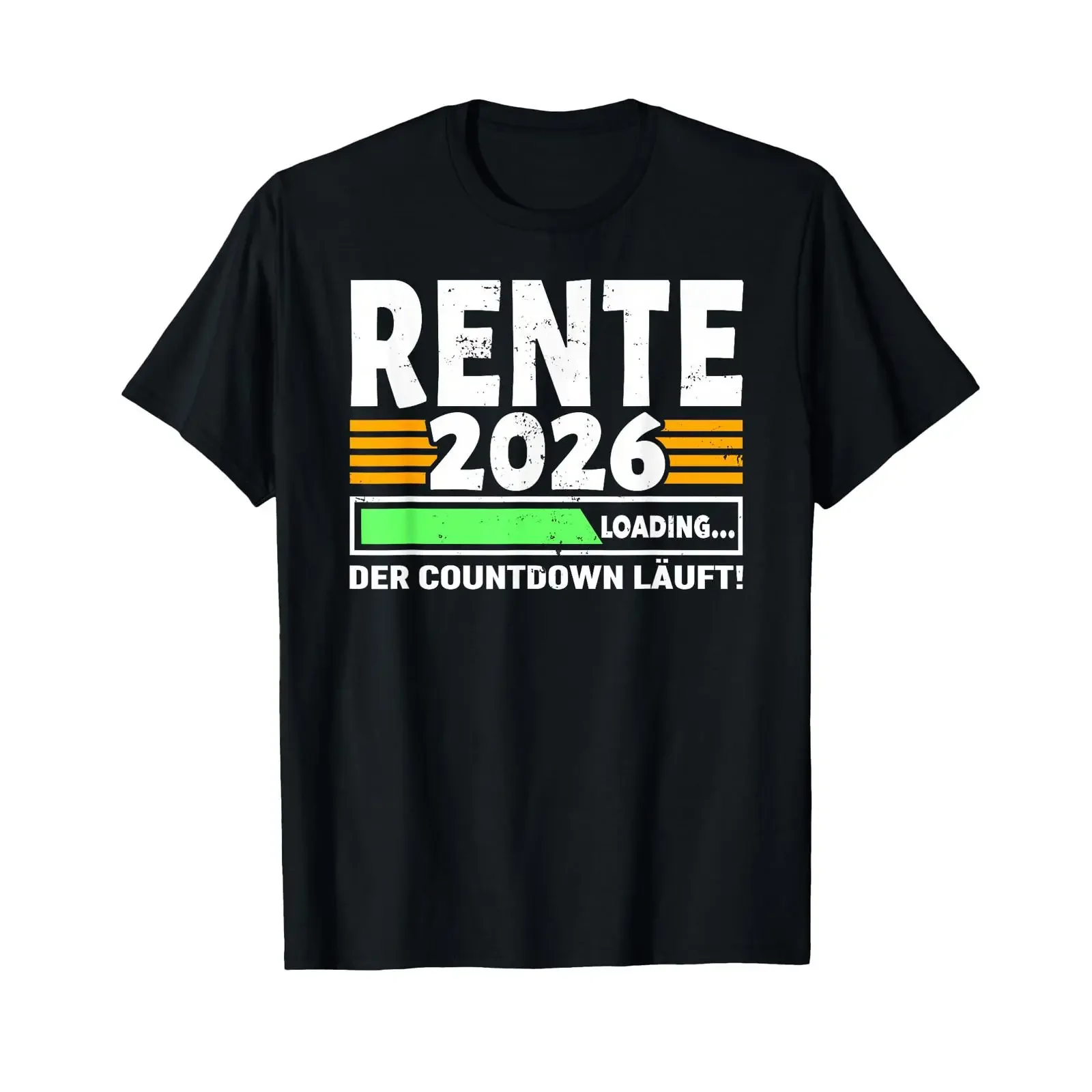 Rente 2026 Countdown Running Loading Bar for Retirees T Shirt vintage Washed Stylish Slightly fashion Top For Everyday Wear