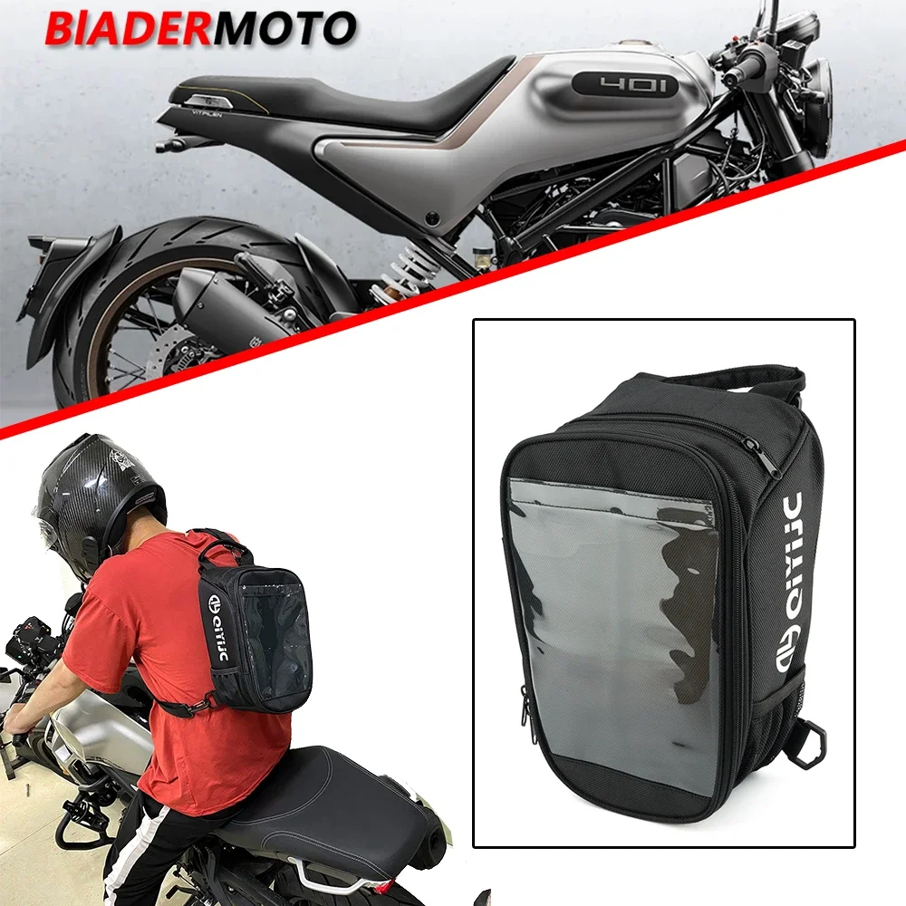 

2023 New For Husqvarna Svartpilen 250 701 401 VITPILEN High quality motorcycle Oil Fuel Tank Bag Waterproof Racing Package Bags