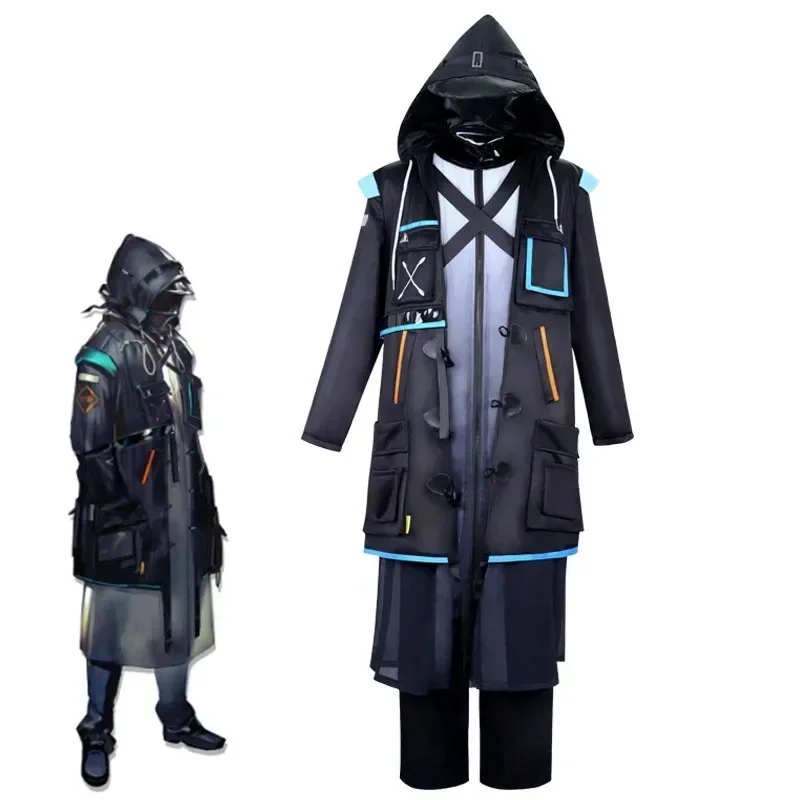 

Аниме Косплей Униформа Игра Arknights Доктор Костюм Для Взрослых Унисекс Необычные Костюмы Панк Наряды Хэллоуин Карнавальная Униформа Coatt + Торжер