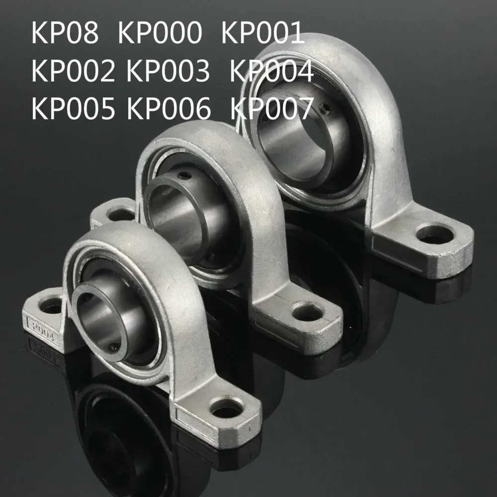 Bearing Mount Pillow Block Support KP003 KP08 KP000 KP001 KP002 KP004 KP005 KP006 KP007  Zinc Alloy Diameter Bore Ball